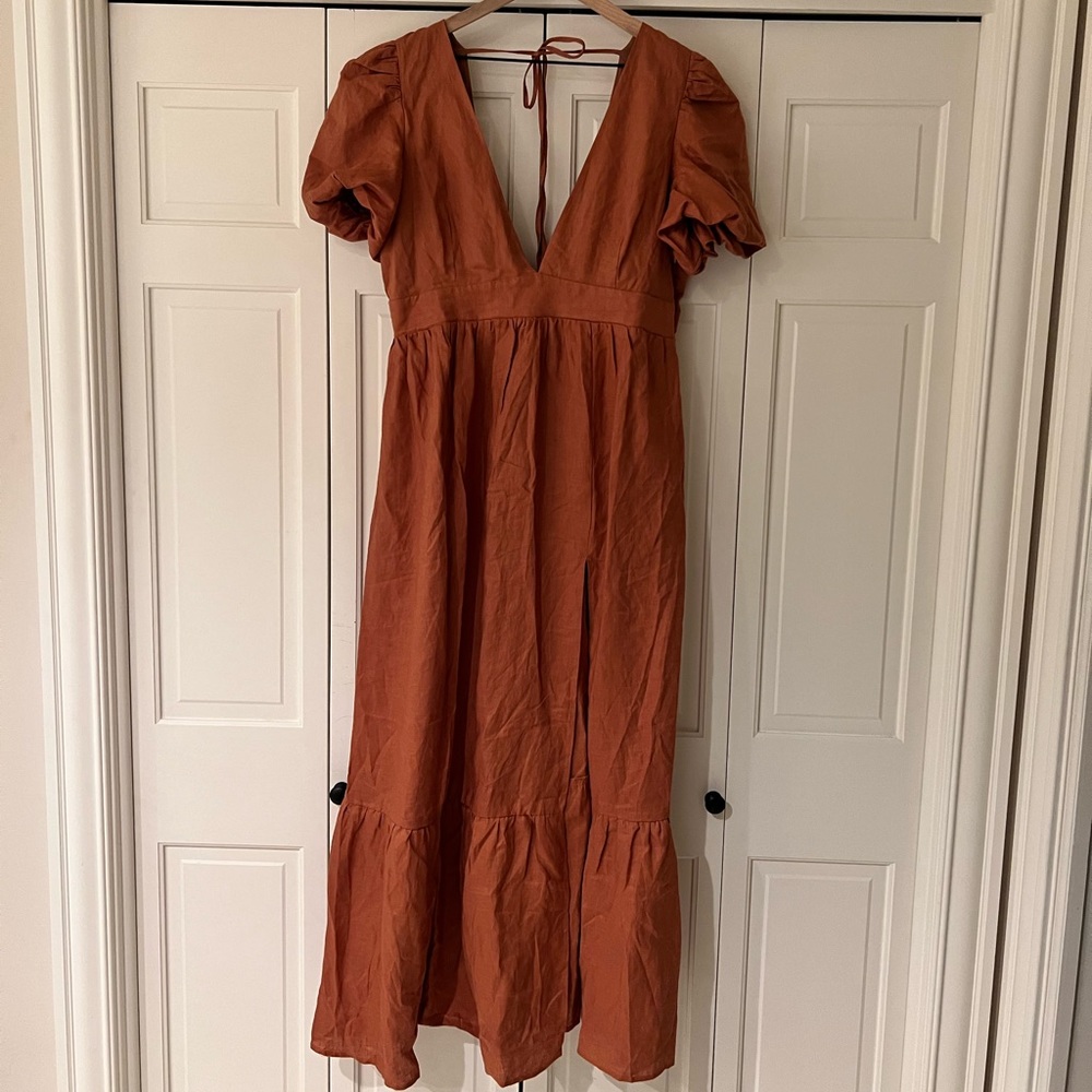 Rust Maxi Dress